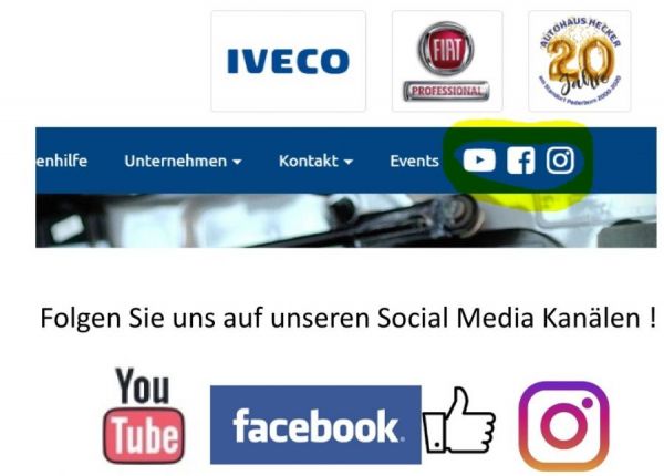 Social Media - Folgen Sie uns!!!